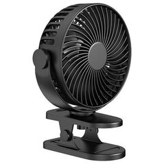 Blow 44-505# Wentylator biurkowy z klipsem 15cm usb+akumulator czarny