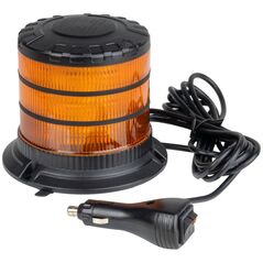 AMiO Lampa ostrzegawcza błyskowa kogut led w30m 12v 24v amio-04111