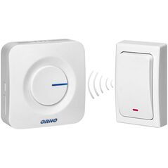Orno Dzwonek bezprzew. 230V~ bezbateryjny ONDO AC biały (OR-DB-MT-156/W)
