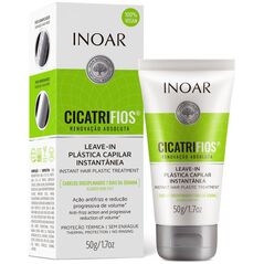 Inoar Nenuskalaujamas balzamas pasipūtusiems ploniems, vidutinio storumo plaukams Inoar CicatriFios Leave-in, 50 ml