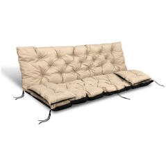 AIO FACTORY ZESTAW OGRODOWY 150x60x50CM + 2 PODUSZKI 42X42 CM BEŻOWY