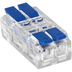 Orno Złączka instalacyjna zaciskowa 2-przewodowa, dwustronna| na dowolny przewód 0,75-4mm?| IEC 250V/32A| worek 10 szt.