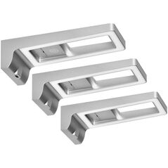 Orno ARTUS zestaw 3 lampek podszafkowych LED, 3x3W, 3x225lm, 4000K, z włącznikiem dotykowym i USB, szare