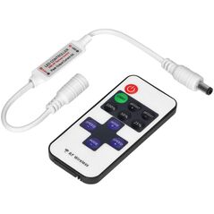 Orno Bezprzewodowy sterownik do taśm LED z pilotem, 11 przycisków, 12V, 6A, 72W