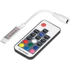 Orno Bezprzewodowy sterownik do taśm LED RGB z pilotem, 17 przycisków, 12V, 6A, 72W