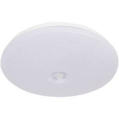 Lampa sufitowa Orno ASTERIA plafon 2xE27, max. 2x60W, czujnik ruchu PIR, IP44, biały