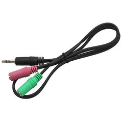 Adapter AV Blow 3424# Przyłącze wtyk 3,5st-2xgniazdo 3,5st 1,5m