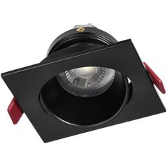 Orno FONDI SC ramka dekoracyjna oprawy punktowej, MR16/GU10 max. 50W, kwadrat, stała, aluminiowa, czarna
