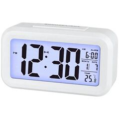 ATL AK240C Cyfrowy budzik white led biały