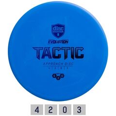 Πρόγραμμα οδήγησης Discmania Discgolf DISCMANIA Midrange SOFT EXO TACTIC Evolution Light Blue 4/2/0/3 14125448 9900090215159