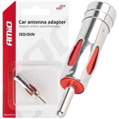 AMiO Adapter antenowy redukcja wtyk iso din prosty amio-03965