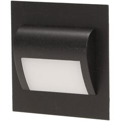 Oprawa schodowa Orno DRACO LED 1,2W, oprawa schodowa podtynkowa, 12V DC, 100lm, 3000K, czarna