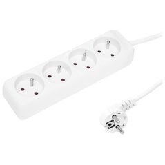 Blow 98-715# Przedłużacz sieciowy pr-470p 4-gniazda z uziemieniem 3m biały 3x1,5mm