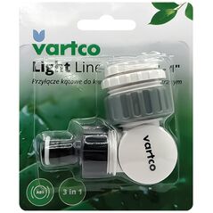 Agaplast Przyłącze kątowe do kranu z gwintem wewnętrznym 1/2" - 3/4" - 1" LIGHT Line (1/4) - blister