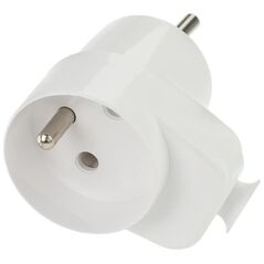 Blow 2382# Wtyczka wt-16g kątowa biała z gniazdem elektrycznym