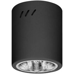 Lampa sufitowa Orno KORIN 10, oprawa typu downlight, 60W, E27, stal, czarna