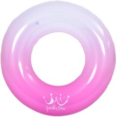 KÓŁKO DO PŁYWANIA TĘCZOWE 90CM 35100 RÓŻOWY