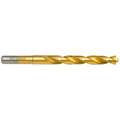 Wiertło do metalu Baildon DIN 338 RN 10,5 mm, HSS TiN (S), 133-87 mm (chwyt 3-płaszczyznowy)