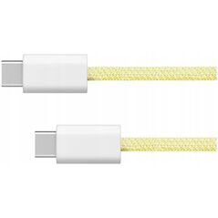 Kabel USB typu C - USB typu C 60 W 1 m żółty Kruger&amp|Matz Basic