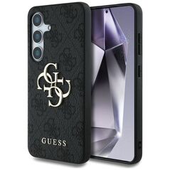 Guess Big 4G Logo Classic Logo Case for Samsung Galaxy S25 Plus Black