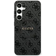 GUESS futerał do SAMSUNG S25 GUHMS25SG4GFRK (Magnetic PU 4G Ring Classic Logo) czarny