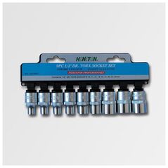 Honiton Zestaw nasadek Torx 1/2" E10-E24 9szt. (H4009)