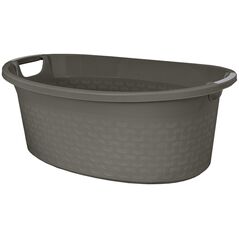 Branq Miska owalna Cotton 60l. ciemnoszary melanż - 1460