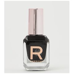 Makeup Revolution Makeup Revolution, Express, Βερνίκι νυχιών, Midnight Black, 10 ml Για γυναίκες 13075563 5057566152518