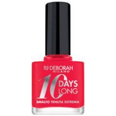Deborah Deborah, 10 Days Long, Βερνίκι νυχιών, EN870, Coral Red, 11 ml για γυναίκες 13079718 8009518325843