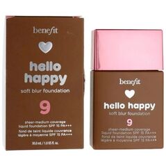 Benefit Benefit, Hello Happy Soft Blur, Matte Finish, Liquid Foundation, 09, Deep Neutral, SPF 15, 30 ml για γυναίκες 13080324 602004089663