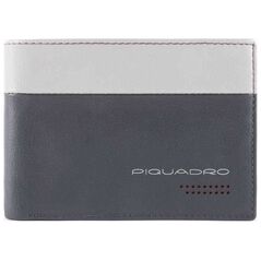 Piquadro Piquadro, Urban, Δερμάτινο, Πορτοφόλι, Θήκη νομισμάτων, Μαύρο, Γκρι, Ανδρικά Ανδρικά 13081390 8024671541817