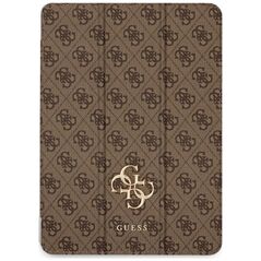 Guess GUFC13RM24PS4SGW iPad Air 13" 2024  brązowy/brown Magnetic 4G Big Logo