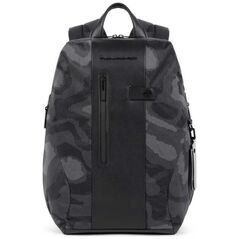 Piquadro Piquadro, Brief 2, Nylon And Leather, Backpack, Camor, Laptop And iPad, CA5478BR2, Unisex, 30 x 41 x 13 cm Unisex 13076887 8024671573382