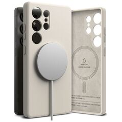 RINGKE SILICONE MAGNETIC MAGSAFE GALAXY S25 ULTRA STONE