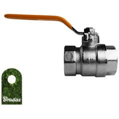 Bradas Zawór kulowy 1" mosiądz niklowany GKZ012525 BRADAS 3646