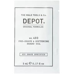 Depot, 400 Shave Specifics No. 403, Sweet Almond, Softening, Pre-Shaving Oil, 5 ml For Men
