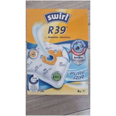 Σακούλες ηλεκτρικής σκούπας Melitta Swirl R39 MicroPor Plus AntiBac Green σακούλα ηλεκτρικής σκούπας (4 σακούλες + 1 φίλτρο, για Rowenta, Moulinex) 11811476 4006508216352