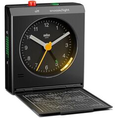 Braun Braun BC 05 B Quartz Αναδιπλούμενο Ξυπνητήρι Μαύρο 13965831 4007218677044