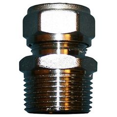 Wavin kompr.overgang 20x3/4 N - 20x3/4 nippel kompressionsovergang til alupexrør 14081112 5711269018259