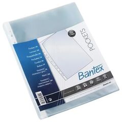 Bantex BANTEX LOMME MED ÅBNING I TOP OG LANGS HULKANT 0,09 MM, ΔΙΑΦΑΝΗ 13799741 5705467079310