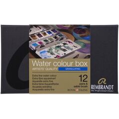 Artequipment Rembrandt Ακουαρέλα μεταλλικό σετ κασσίτερου Granulating Color Selection | 12 ταψιά + πινέλο 13801103 8712079440534