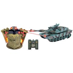 Zegan USA M1A2 Fjernstyret Tank 1:28 VS Fort 27Mhz 13800349 5712548147004