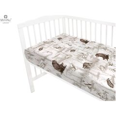 MimiNu MIMINU Σεντόνι για κούνια - Woodland, 60x120 cm 14189702 5907501432789