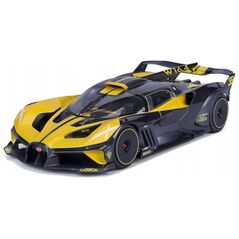 Bburago Bburago Bugatti Bolide, μοντέλο οχήματος (κίτρινο/μαύρο) 11812113 4893993014330