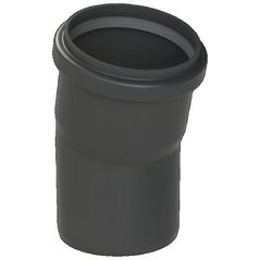 Almeva STARR Ebow 15° DN60 UV Stable Μαύρο 12207045 7630676800128