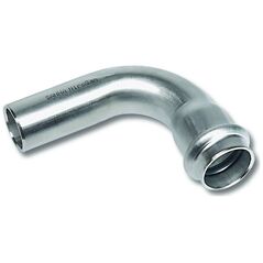 SANHA Αγκωνας SANHA-NIROSAN-Stahl noble d90° d15 μονή υποδοχή SANHA 12209242 4021343148538
