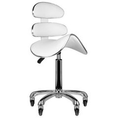 Activeshop Taboret kosmetyczny roll speed AM-880 biały