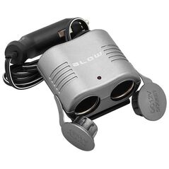 Blow Rozgałęziacz zapalniczki samochodowej 1XWT/2XGN + kabel CS-24 (5900804073734)