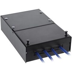 InLine InLine® Surface Mount Box για keystone 4x RJ45, μαύρο 12749209 4043718284436