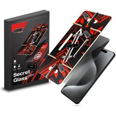 GrizzGlass SecretGlass Easy Apple iPhone 15 Pro